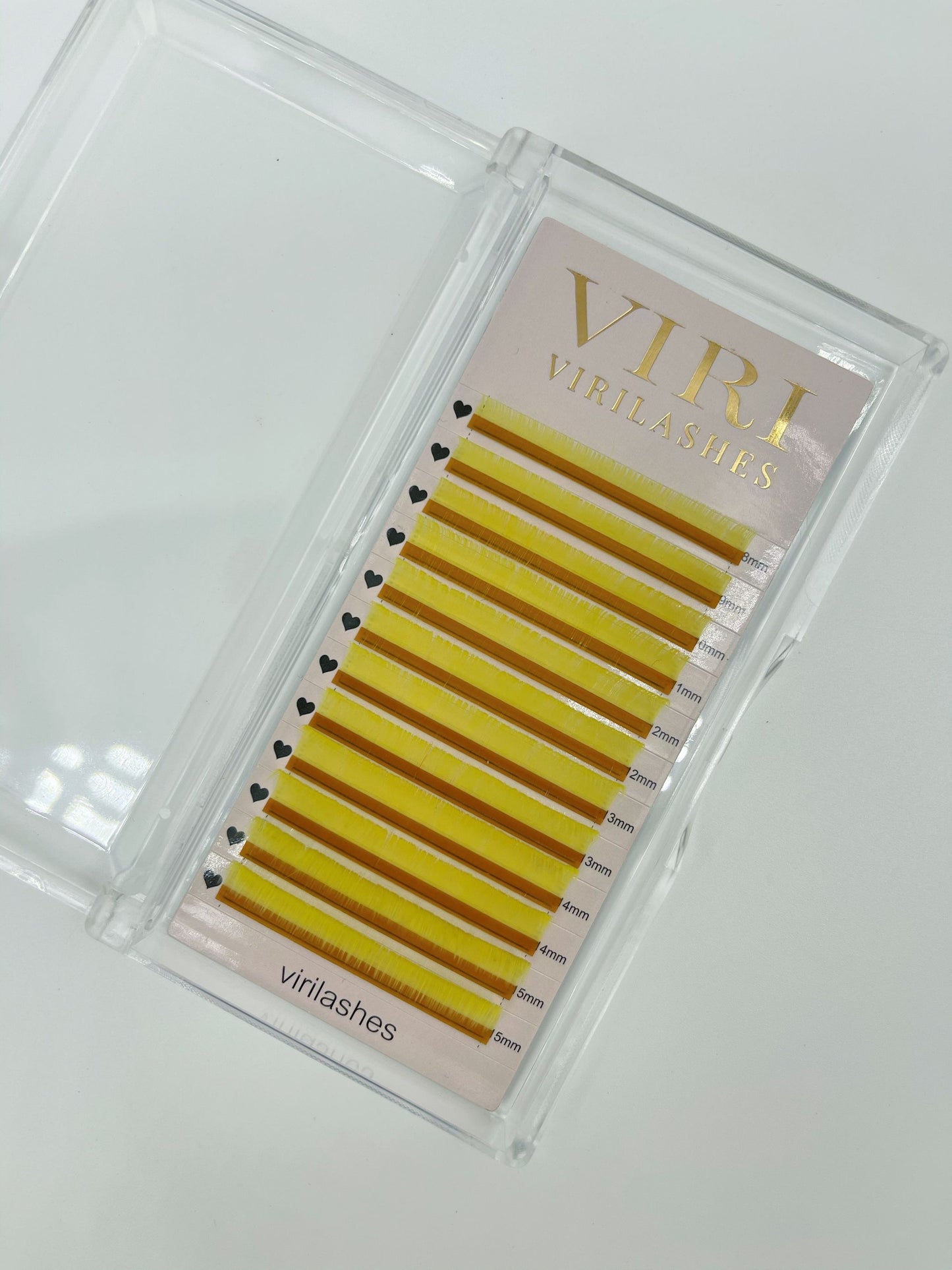 yellow color lashes