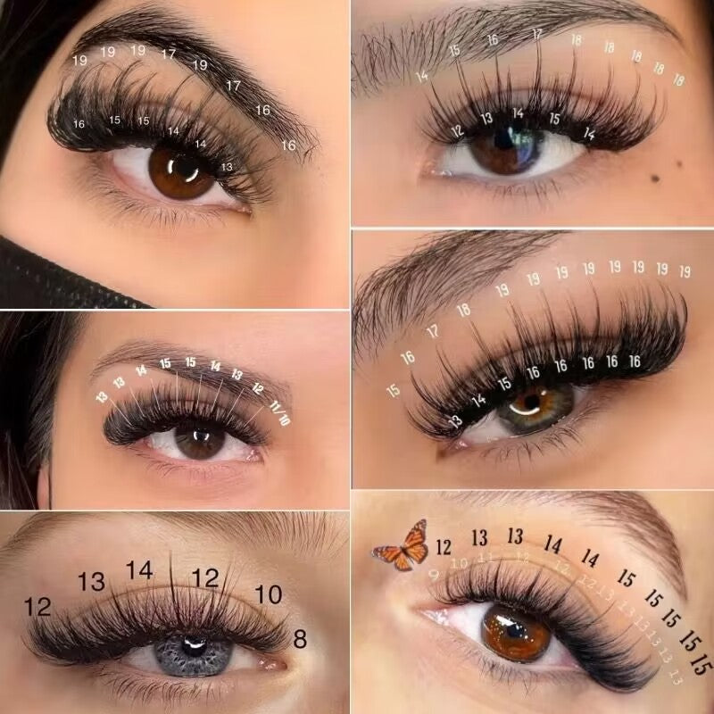 0.03 0.05 0.07 eyelashes extension : private custom